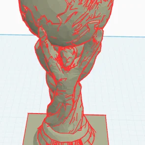 Mô hình cúp vô địch World Cup 2026 tại Mỹ để in 3D đẹp mắt