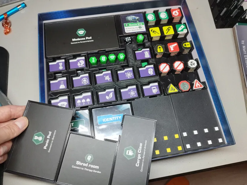 Giải pháp lưu trữ / khay đựng (insert) cho boardgame Stationfall - Image 3