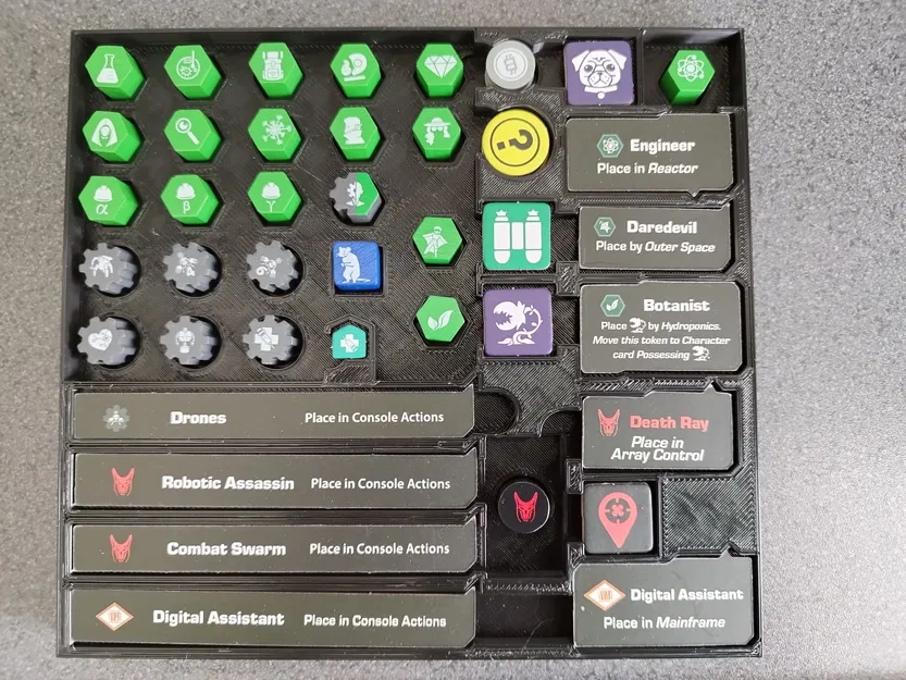 Giải pháp lưu trữ / khay đựng (insert) cho boardgame Stationfall - Image 4