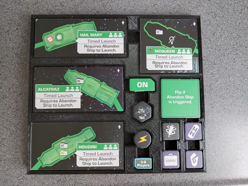 Giải pháp lưu trữ / khay đựng (insert) cho boardgame Stationfall - Image 6