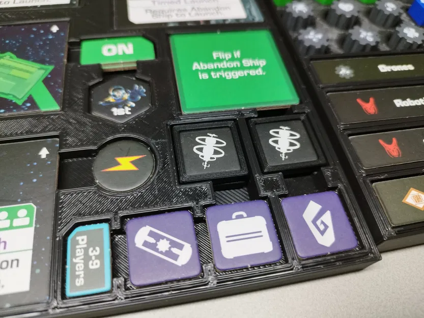 Giải pháp lưu trữ / khay đựng (insert) cho boardgame Stationfall - Image 7