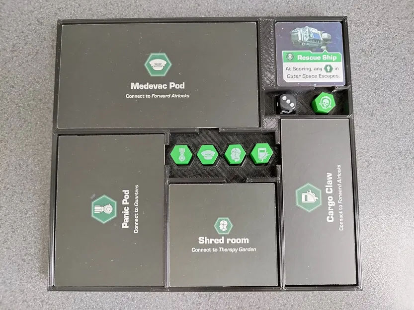 Giải pháp lưu trữ / khay đựng (insert) cho boardgame Stationfall - Image 8