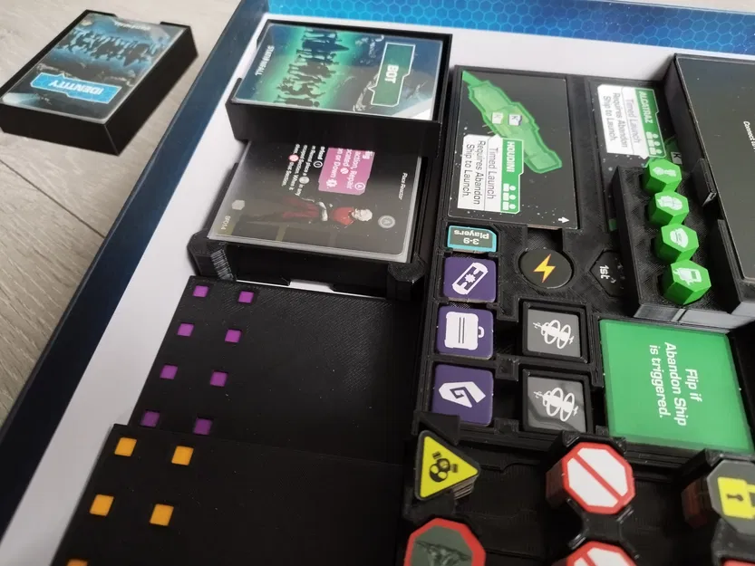 Giải pháp lưu trữ / khay đựng (insert) cho boardgame Stationfall - Image 22