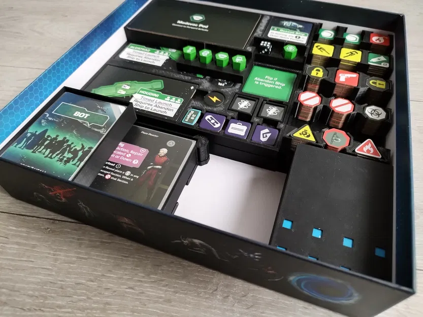 Giải pháp lưu trữ / khay đựng (insert) cho boardgame Stationfall - Image 23