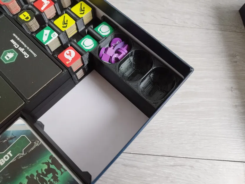 Giải pháp lưu trữ / khay đựng (insert) cho boardgame Stationfall - Image 24