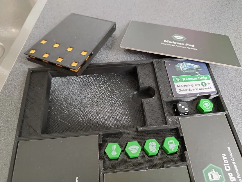 Giải pháp lưu trữ / khay đựng (insert) cho boardgame Stationfall - Image 25