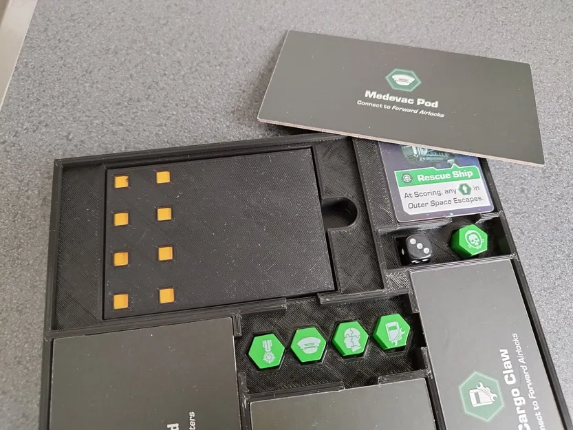 Giải pháp lưu trữ / khay đựng (insert) cho boardgame Stationfall - Image 26