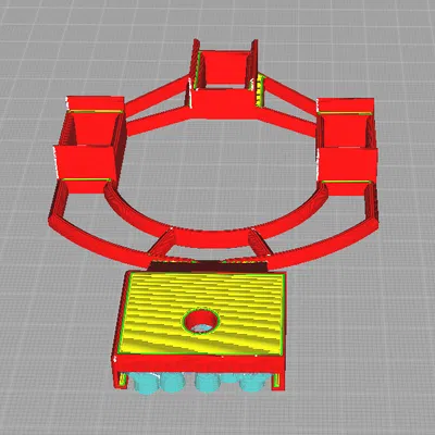 Ngàm gắn Camera Nebula dưới bàn in cho Ender 3 V3 SE/KE