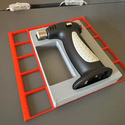 Khay đựng đèn khò bếp Gridfinity 4x3 - Sắp xếp góc bếp ngăn nắp