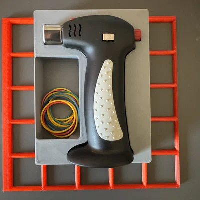 Khay đựng đèn khò bếp Gridfinity 4x3 - Sắp xếp góc bếp ngăn nắp