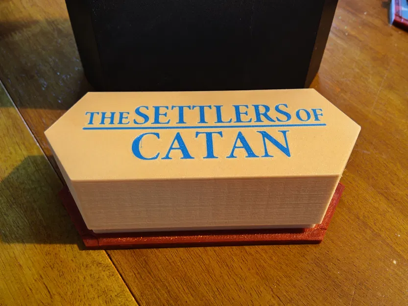 Hộp Đựng Quân Cờ Và Giá Để Thẻ Bài Catan In 3D Đa Năng - Image 1