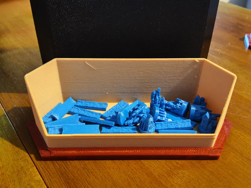 Hộp Đựng Quân Cờ Và Giá Để Thẻ Bài Catan In 3D Đa Năng - Image 2