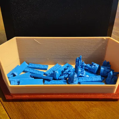 Hộp Đựng Quân Cờ Và Giá Để Thẻ Bài Catan In 3D Đa Năng