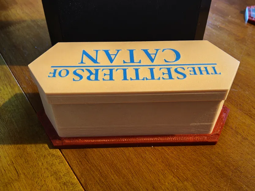 Hộp Đựng Quân Cờ Và Giá Để Thẻ Bài Catan In 3D Đa Năng - Image 4