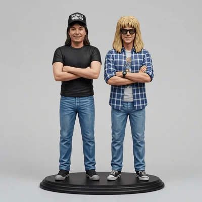 Mô hình 3D Wayne's World - 1992 độc đáo cho fan điện ảnh