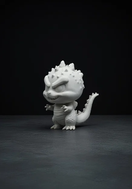 Mô hình Godzilla Mini Chibi dễ thương file in 3D chất lượng cao - Image 1