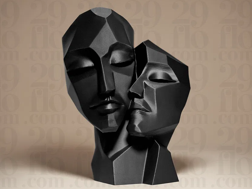 Tượng điêu khắc khuôn mặt (Faces Sculpture) nghệ thuật - Image 3