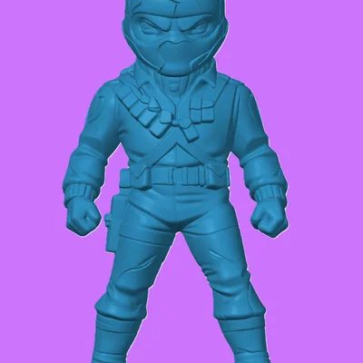 Mô hình nhân vật Firefly phong cách Chibi cho người hâm mộ G.I. Joe