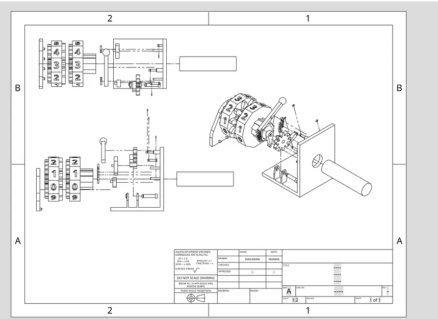 Bộ Đếm Cơ Học - 1 Chiều - Image 1