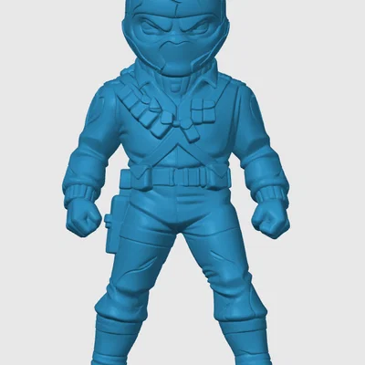 Mô hình nhân vật Firefly phong cách Chibi cho người hâm mộ G.I. Joe