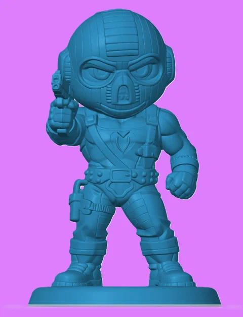 Mô hình Copperhead phiên bản Chibi - Tượng để bàn G.I. Joe cực chất - Image 1