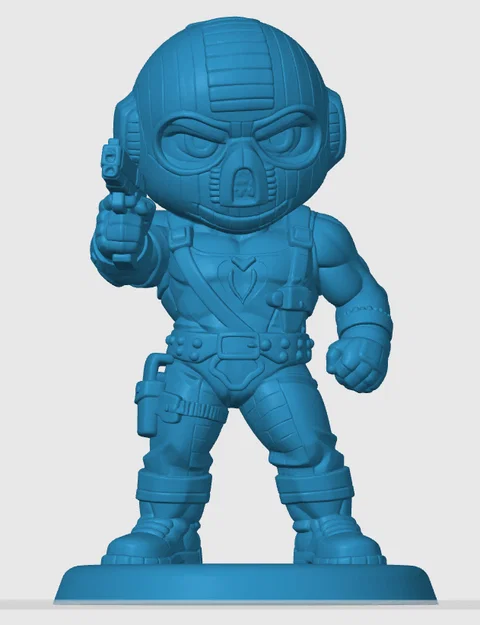 Mô hình Copperhead phiên bản Chibi - Tượng để bàn G.I. Joe cực chất - Image 3
