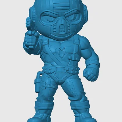 Mô hình Copperhead phiên bản Chibi - Tượng để bàn G.I. Joe cực chất