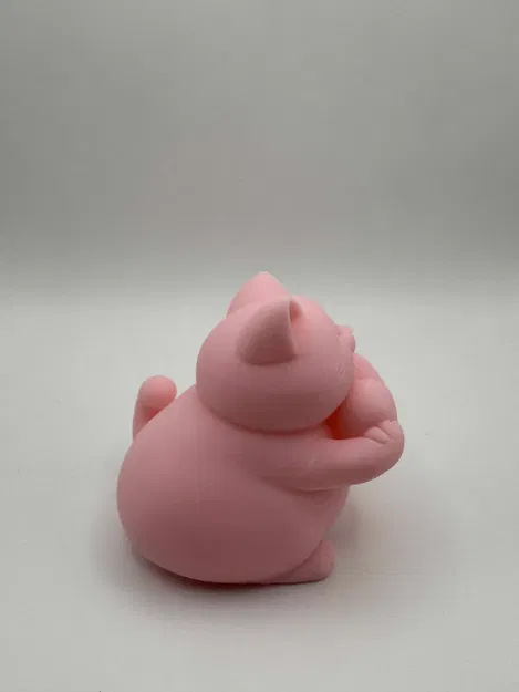 Giá đỡ laptop hình chú mèo mập sáng tạo - Phụ kiện bàn làm việc - Image 1