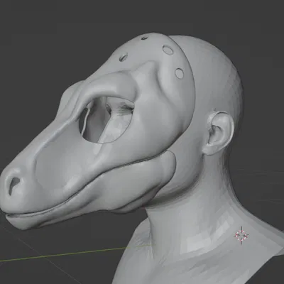 Bản Remix Mặt nạ Khủng long Raptor (Semirealistic)