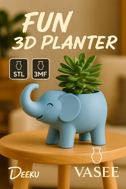 Chậu trồng sen đá hình voi – Điểm nhấn thú vị cho ngôi nhà của bạn - Image 1