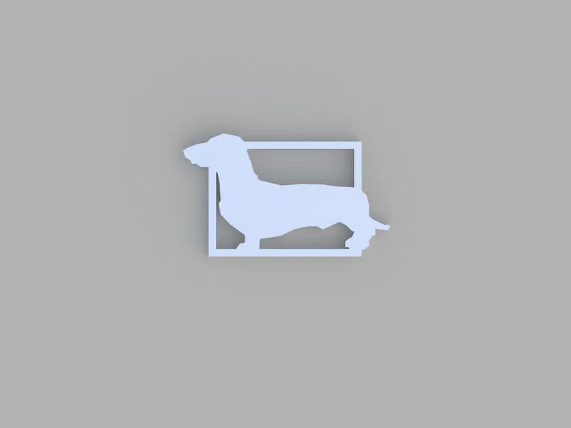 Mô hình trang trí chú chó Dachshund hình học - Ý tưởng quà tặng độc đáo - Image 3