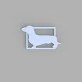 Mô hình trang trí chú chó Dachshund hình học - Ý tưởng quà tặng độc đáo - Thumbnail 3