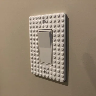 Ốp che công tắc đèn Decora tương thích với Lego