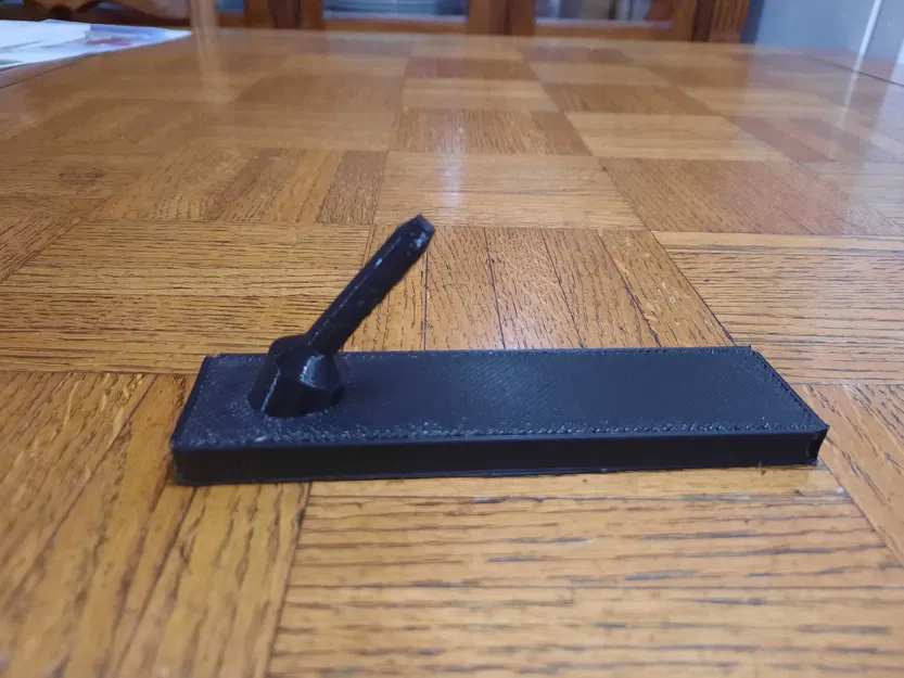 Giá đỡ súng ngắn 9mm (9mm pistol stand) - Mẫu in 3D đơn giản, chắc chắn - Image 2