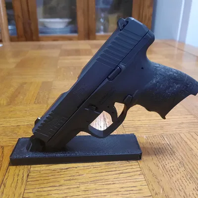 Giá đỡ súng ngắn 9mm (9mm pistol stand) - Mẫu in 3D đơn giản, chắc chắn