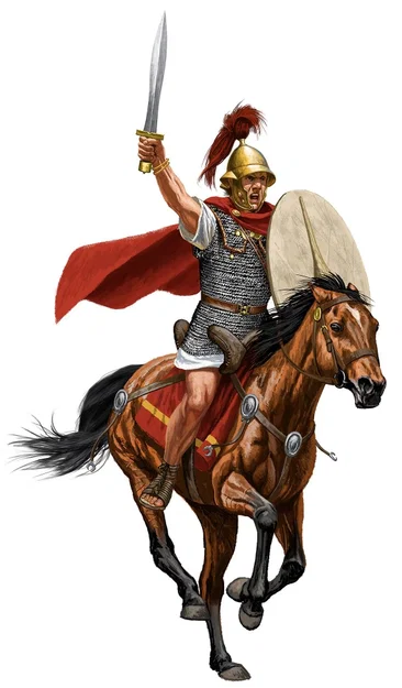 Mô hình Kỵ binh La Mã xung trận (Roman Cavalry Charge) in 3D - Image 2