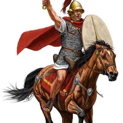 Mô hình Kỵ binh La Mã xung trận (Roman Cavalry Charge) in 3D