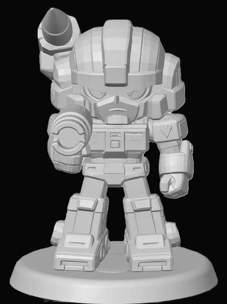 Mô hình 3D Hound Transformers phiên bản Chibi cực chất - Image 1