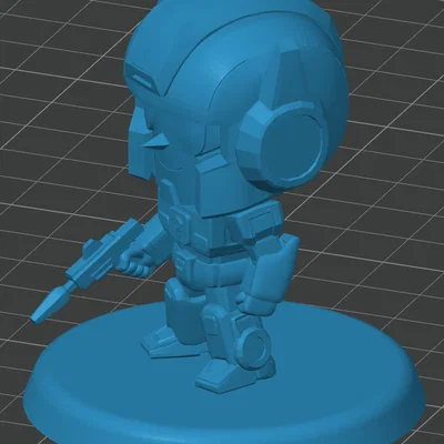 Mô hình Sideswipe phong cách Chibi dành cho dân yêu thích in 3D