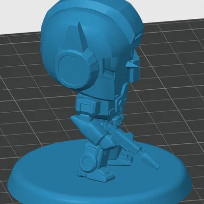 Mô hình Sideswipe phong cách Chibi dành cho dân yêu thích in 3D