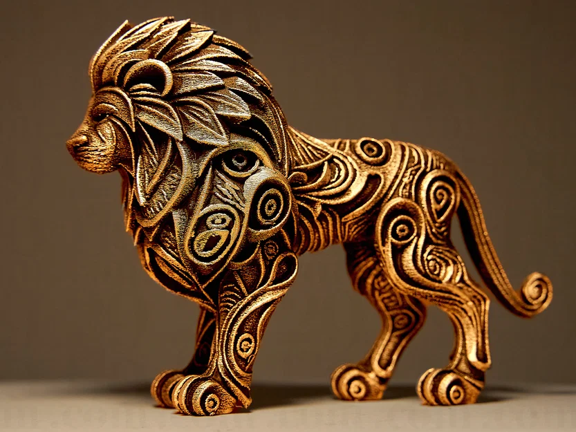 Tượng Sư Tử Nghệ Thuật (Designer LION Sculpture) - Image 1