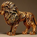 Tượng Sư Tử Nghệ Thuật (Designer LION Sculpture) - Thumbnail 1