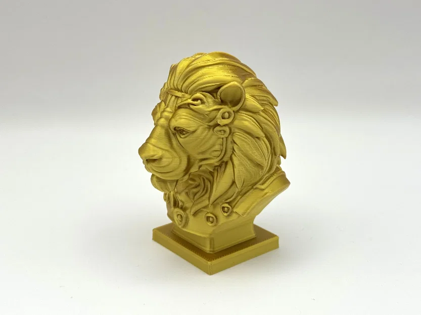 Tượng Bán Thân Sư Tử Hùng Dũng (Majestic Lion Bust) - Image 1