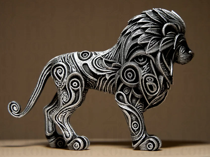 Tượng Sư Tử Nghệ Thuật (Designer LION Sculpture) - Image 3