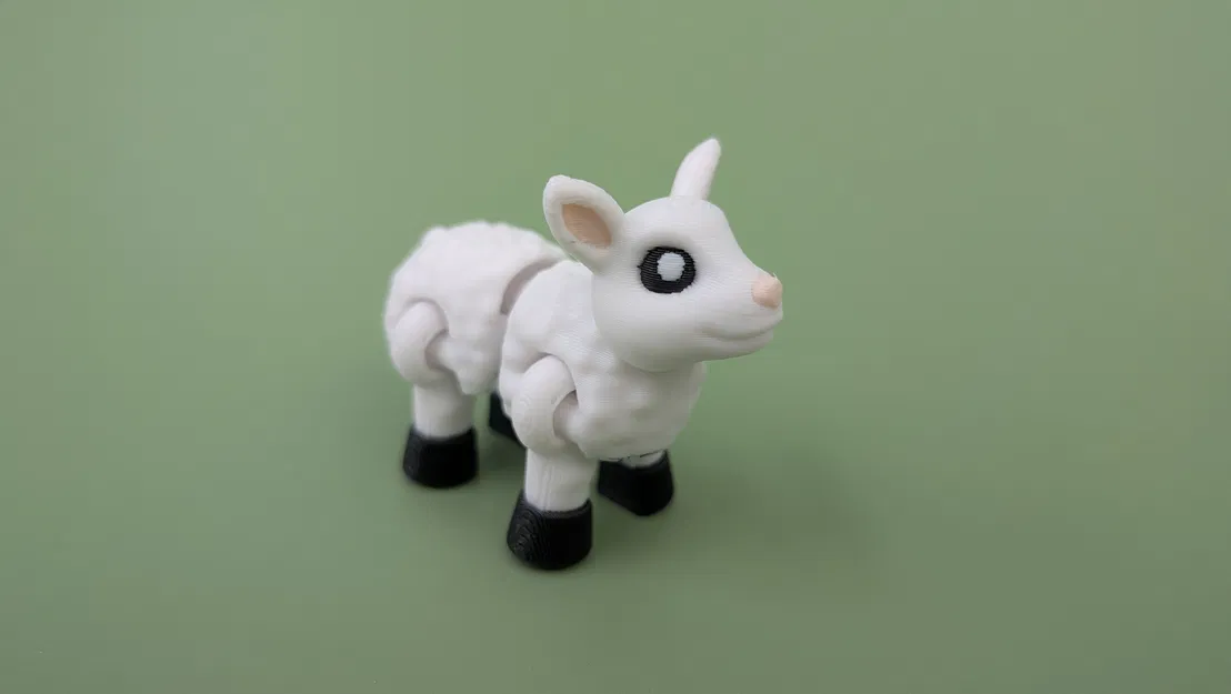 Cừu Nhỏ Easter - Mô hình khớp nối cử động linh hoạt | In không cần support - Image 1