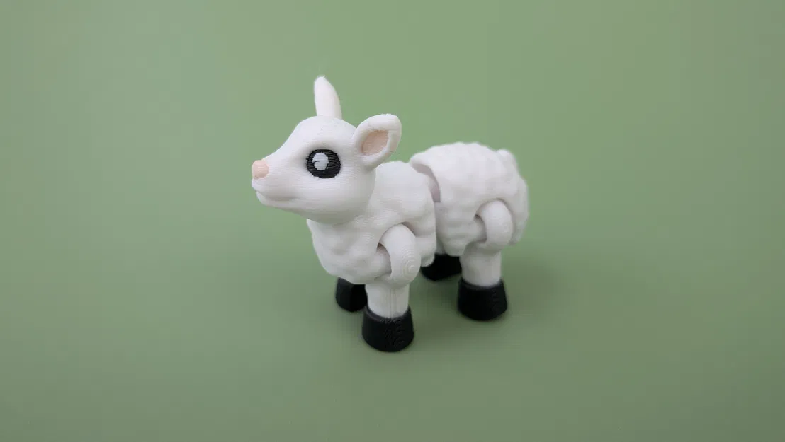 Cừu Nhỏ Easter - Mô hình khớp nối cử động linh hoạt | In không cần support - Image 5