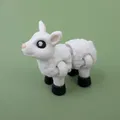 Cừu Nhỏ Easter - Mô hình khớp nối cử động linh hoạt | In không cần support - Thumbnail 5