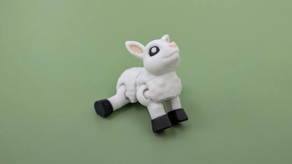 Cừu Nhỏ Easter - Mô hình khớp nối cử động linh hoạt | In không cần support - Image 6