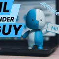 Mô hình Lil Finder Guy linh hoạt (Articulated) - Thumbnail 1
