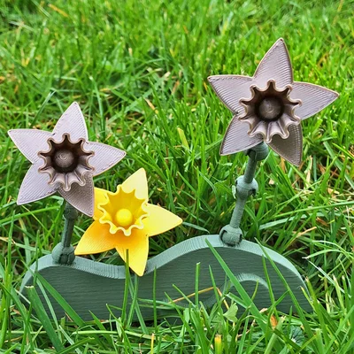Mô hình hoa thủy tiên (Daffodil) với khớp cầu linh hoạt